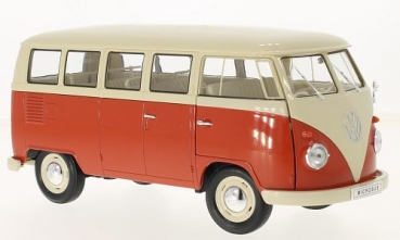 18054R VW T1 Bus beige/light red 1963 1:18